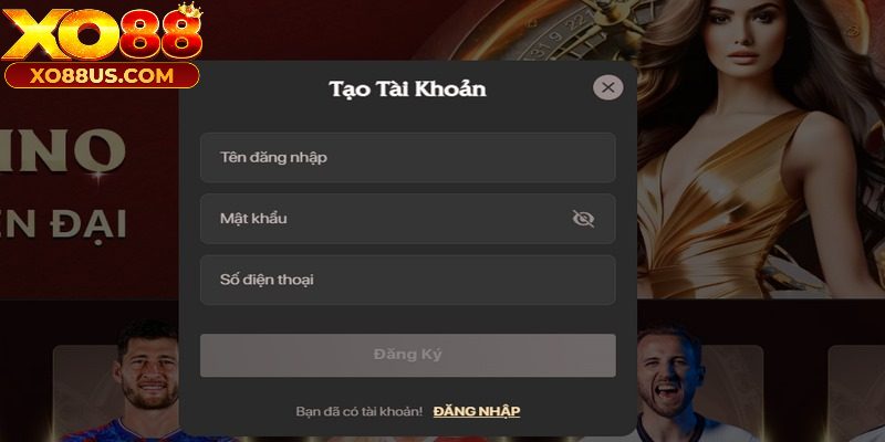 Đăng ký Xo88 với biểu mẫu đơn giản và dễ hiểu Đăng ký Xo88 với biểu mẫu đơn giản và dễ hiểu